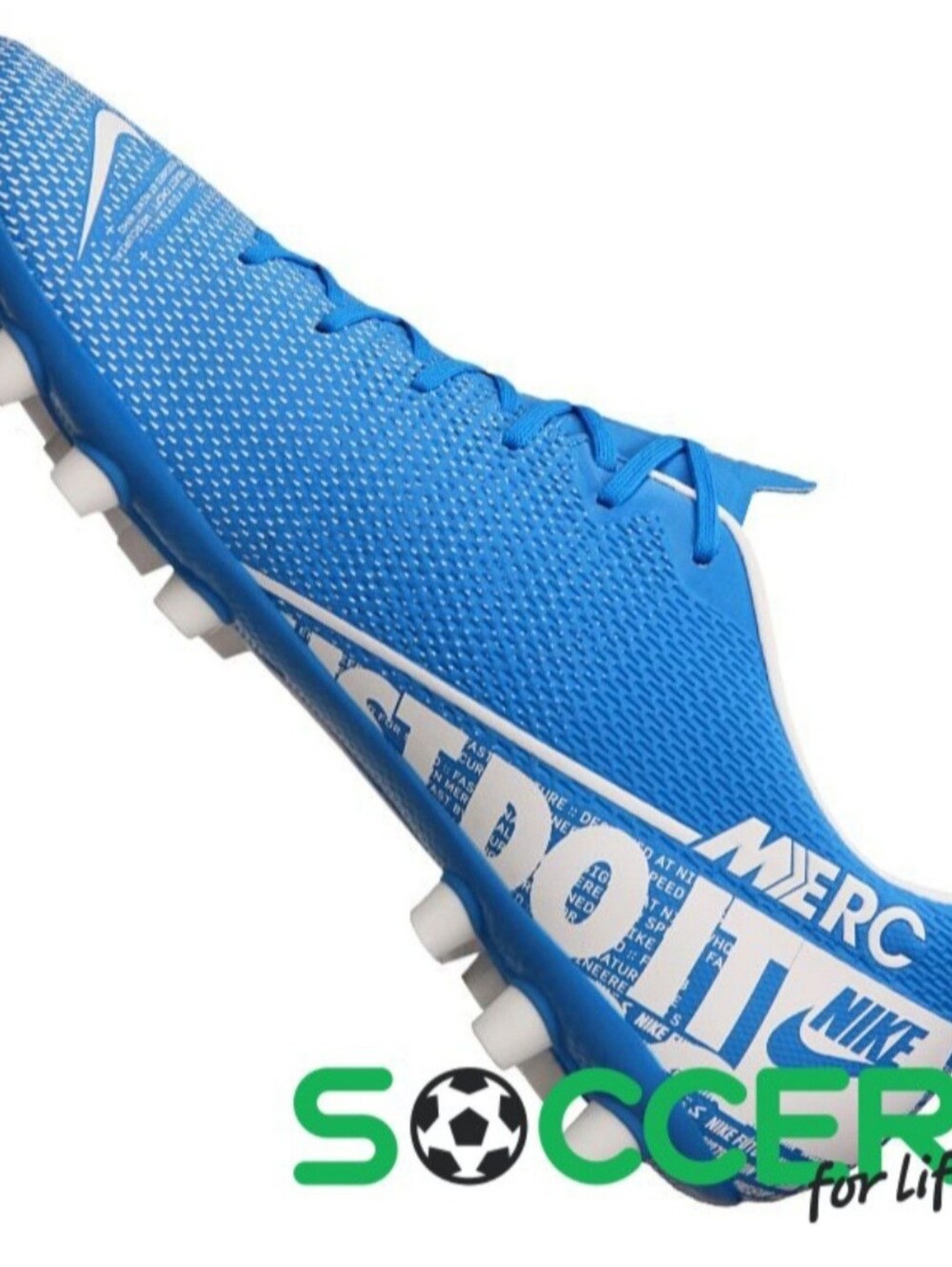 Nike Mercurial Vapor 13 Club Turf Soccer Cleats Blue/White Men's 10.5